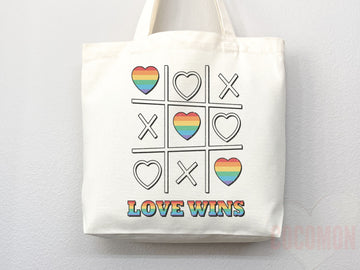 Pride Tote Bag LGBT Pride Tote LGBTQ Pride Bag Gift for Her Trans Pride Tote Shopper Women's Tote Lesbian Pride Gift Gay Pride Cute Tote Bag