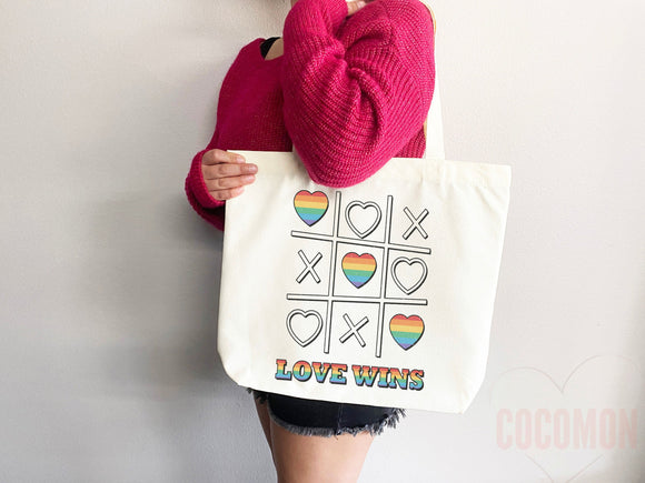 Pride Tote Bag LGBT Pride Tote LGBTQ Pride Bag Gift for Her Trans Pride Tote Shopper Women's Tote Lesbian Pride Gift Gay Pride Cute Tote Bag