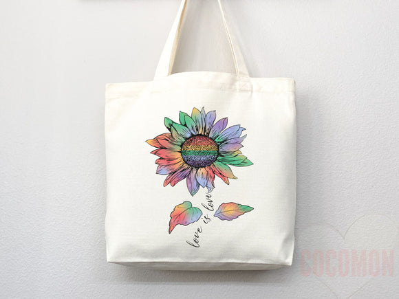 Pride Tote Bag LGBT Pride Tote LGBTQ Pride Bag Gift for Her Trans Pride Tote Shopper Women's Tote Lesbian Pride Gift Gay Pride Cute Tote Bag