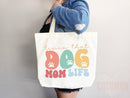 Dog Mom Tote Bag Gift For Dog Mom Animal Lover Tote Shopper Dog Lover Bag New Dog Mom Gift for Her Puppy Mom Tote Shopper Women's Tote Bag