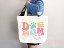 Dog Mom Tote Bag Gift For Dog Mom Animal Lover Tote Shopper Dog Lover Bag New Dog Mom Gift for Her Puppy Mom Tote Shopper Women's Tote Bag