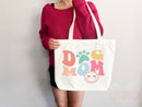 Dog Mom Tote Bag Gift For Dog Mom Animal Lover Tote Shopper Dog Lover Bag New Dog Mom Gift for Her Puppy Mom Tote Shopper Women's Tote Bag