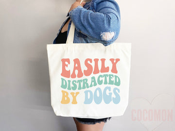 Dog Mom Tote Bag Gift For Dog Mom Animal Lover Tote Shopper Dog Lover Bag New Dog Mom Gift for Her Puppy Mom Tote Shopper Women's Tote Bag