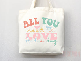 Dog Mom Tote Bag — Gift for Dog Lover (016)