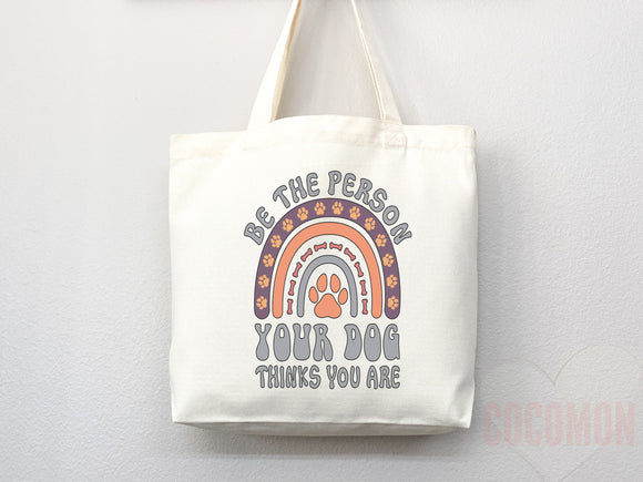 Dog Mom Tote Bag Gift For Dog Mom Animal Lover Tote Shopper Dog Lover Bag New Dog Mom Gift for Her Puppy Mom Tote Shopper Women's Tote Bag