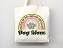 Dog Mom Tote Bag Gift For Dog Mom Animal Lover Tote Shopper Dog Lover Bag New Dog Mom Gift for Her Puppy Mom Tote Shopper Women's Tote Bag