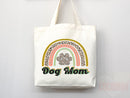 Dog Mom Tote Bag Gift For Dog Mom Animal Lover Tote Shopper Dog Lover Bag New Dog Mom Gift for Her Puppy Mom Tote Shopper Women's Tote Bag