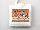 Dog Mom Tote Bag Gift For Dog Mom Animal Lover Tote Shopper Dog Lover Bag New Dog Mom Gift for Her Puppy Mom Tote Shopper Women's Tote Bag