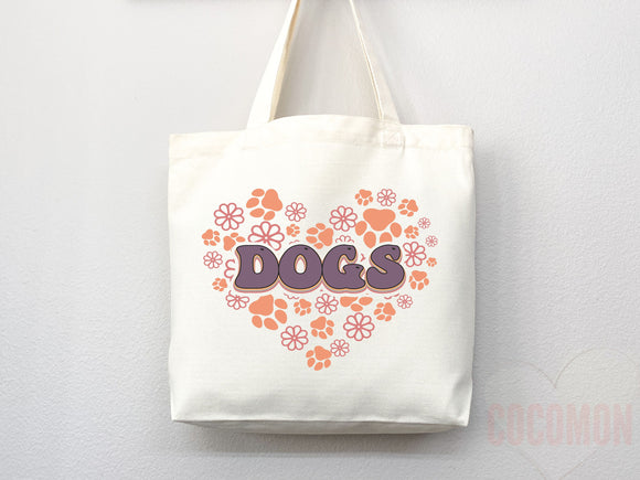 Dog Mom Tote Bag Gift For Dog Mom Animal Lover Tote Shopper Dog Lover Bag New Dog Mom Gift for Her Puppy Mom Tote Shopper Women's Tote Bag