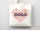 Dog Mom Tote Bag Gift For Dog Mom Animal Lover Tote Shopper Dog Lover Bag New Dog Mom Gift for Her Puppy Mom Tote Shopper Women's Tote Bag
