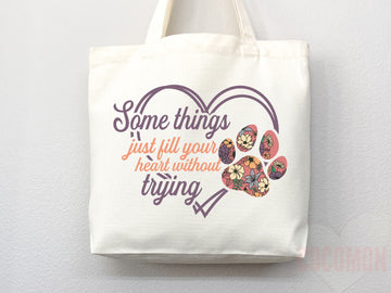 Dog Mom Tote Bag Gift For Dog Mom Animal Lover Tote Shopper Dog Lover Bag New Dog Mom Gift for Her Puppy Mom Tote Shopper Women's Tote Bag