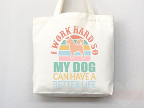 Dog Mom Tote Bag — Gift for Dog Lover (031)