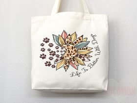 Dog Mom Tote Bag — Gift for Dog Lover (036)