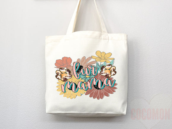 Dog Mom Tote Bag Gift For Dog Mom Animal Lover Tote Shopper Dog Lover Bag New Dog Mom Gift for Her Puppy Mom Tote Shopper Women's Tote Bag