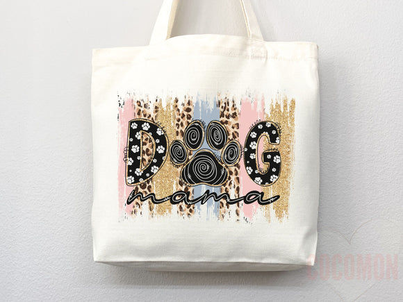 Dog Mom Tote Bag Gift For Dog Mom Animal Lover Tote Shopper Dog Lover Bag New Dog Mom Gift for Her Puppy Mom Tote Shopper Women's Tote Bag