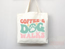 Dog Mom Tote Bag Coffee Lover Gift For Dog Mom Animal Lover Tote Shopper Dog Lover Bag New Dog Mom Gift for Her Puppy Mom Women's Tote Bag