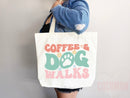 Dog Mom Tote Bag Coffee Lover Gift For Dog Mom Animal Lover Tote Shopper Dog Lover Bag New Dog Mom Gift for Her Puppy Mom Women's Tote Bag