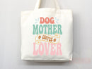 Dog Mom Tote Bag Coffee Lover Gift For Dog Mom Animal Lover Tote Shopper Dog Lover Bag New Dog Mom Gift for Her Puppy Mom Women's Tote Bag