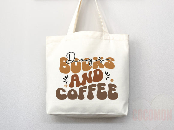 Dog Mom Tote Bag Coffee Lover Gift For Dog Mom Animal Lover Tote Shopper Dog Lover Bag New Dog Mom Gift for Her Puppy Mom Women's Tote Bag