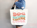 Dog Mom Tote Bag Coffee Lover Gift For Dog Mom Animal Lover Tote Shopper Dog Lover Bag New Dog Mom Gift for Her Puppy Mom Women's Tote Bag