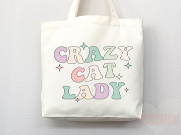 Cat Mom Tote Bag Gift For Cat Mom Animal Lover Tote Shopper Cat Lover Bag New Cat Mom Gift for Her Kitten Mom Tote Shopper Women's Tote Bag