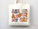 Cat Mom Tote Bag Gift For Cat Mom Animal Lover Tote Shopper Cat Lover Bag New Cat Mom Gift for Her Kitten Mom Tote Shopper Women's Tote Bag