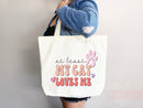 Cat Mom Tote Bag Gift For Cat Mom Animal Lover Tote Shopper Cat Lover Bag New Cat Mom Gift for Her Kitten Mom Tote Shopper Women's Tote Bag