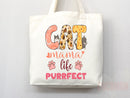 Cat Mom Tote Bag Gift For Cat Mom Animal Lover Tote Shopper Cat Lover Bag New Cat Mom Gift for Her Kitten Mom Tote Shopper Women's Tote Bag