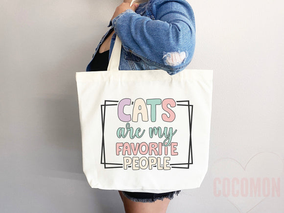 Cat Mom Tote Bag Gift For Cat Mom Animal Lover Tote Shopper Cat Lover Bag New Cat Mom Gift for Her Kitten Mom Tote Shopper Women's Tote Bag