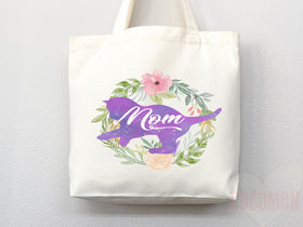 Cat Mom Tote Bag — Gift for Cat Lover (022)