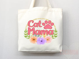 Cat Mom Tote Bag — Gift for Cat Lover (025)