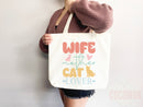 Cat Mom Tote Bag Gift For Cat Mom Animal Lover Tote Shopper Cat Lover Bag New Cat Mom Gift for Her Kitten Mom Tote Shopper Women's Tote Bag