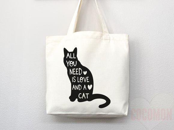 Cat Mom Tote Bag Gift For Cat Mom Animal Lover Tote Shopper Cat Lover Bag New Cat Mom Gift for Her Kitten Mom Tote Shopper Women's Tote Bag