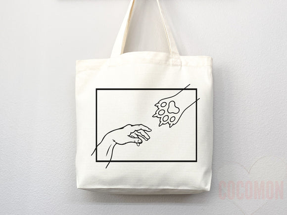 Cat Mom Tote Bag Gift For Cat Mom Animal Lover Tote Shopper Cat Lover Bag New Cat Mom Gift for Her Kitten Mom Tote Shopper Women's Tote Bag