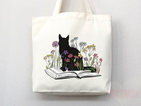 Cat Mom Tote Bag — Gift for Cat Lover (003)
