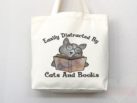 Cat Mom Tote Bag — Gift for Cat Lover (005)