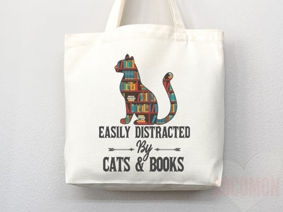 Cat Mom Tote Bag — Gift for Cat Lover (0011)