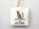 Cat Mom Tote Bag Book Lover Gift For Cat Mom Animal Lover Tote Shopper Cat Lover Bag New Cat Mom Gift for Her Kitten Mom Tote Women's Tote