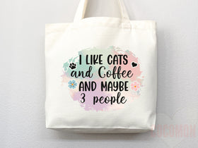 Cat Mom Tote Bag — Gift for Cat Lover (003)