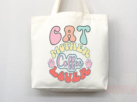 Cat Mom Tote Bag — Gift for Cat Lover (006)