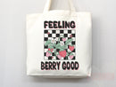 Strawberry Tote Bag Strawberry Lover Gift Spring Tote Shopper Summer Bag Eco Friendly Bag Reusable Grocery Tote Cute Tote Farmers Market Bag
