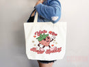 Strawberry Tote Bag Strawberry Lover Gift Spring Tote Shopper Summer Bag Eco Friendly Bag Reusable Grocery Tote Cute Tote Farmers Market Bag