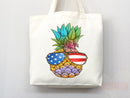 Beach Bag Pineapple Tote Bag Beach Tote Bag Pineapple Lover Gift Spring Tote Shopper Summer Tote Bag Eco Friendly Bag Reusable Grocery Bag