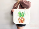 Pineapple Tote Bag Pineapple Lover Gift Spring Tote Shopper Summer Bag Eco Friendly Bag Reusable Grocery Tote Cute Tote Farmers Market Bag