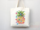 Pineapple Tote Bag Pineapple Lover Gift Spring Tote Shopper Summer Bag Eco Friendly Bag Reusable Grocery Tote Cute Tote Farmers Market Bag