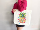 Pineapple Tote Bag Pineapple Lover Gift Spring Tote Shopper Summer Bag Eco Friendly Bag Reusable Grocery Tote Cute Tote Farmers Market Bag