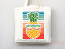 Beach Bag Pineapple Tote Bag Beach Tote Bag Pineapple Lover Gift Spring Tote Shopper Summer Tote Bag Eco Friendly Bag Reusable Grocery Bag