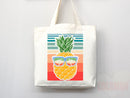 Beach Bag Pineapple Tote Bag Beach Tote Bag Pineapple Lover Gift Spring Tote Shopper Summer Tote Bag Eco Friendly Bag Reusable Grocery Bag