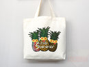 Beach Bag Pineapple Tote Bag Beach Tote Bag Pineapple Lover Gift Spring Tote Shopper Summer Tote Bag Eco Friendly Bag Reusable Grocery Bag
