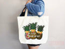 Beach Bag Pineapple Tote Bag Beach Tote Bag Pineapple Lover Gift Spring Tote Shopper Summer Tote Bag Eco Friendly Bag Reusable Grocery Bag